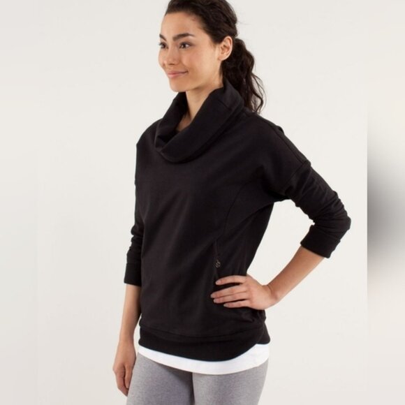 Lululemon Rest Day PulloverBlack size 10  ptp 23 - Picture 2 of 15